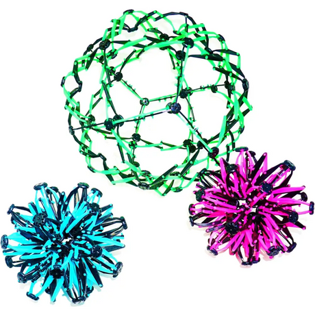 4E’s Novelty 3 Pack Expandable Breathing Ball – Stress Relief Toy for Kids & Adults Ideal for Yoga ADHD and Calm Down
