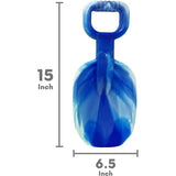 4E's Novelty 3 Pcs Large 15 Inch Beach Shovel Toy Set - Heavy Duty Plastic Sand Shovels for Kids, Ideal for Ages 3-10 and Outdoor Summer Sandbox Play