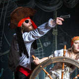 4E’s Novelty 3 pcs Pirate Set – Authentic Pirate Accessories for Men Women and Kids - Costume Accessories