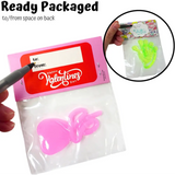 4E’s Novelty 32-Pack Slappy Hands with Valentine Cards – Stretchy Toys for Classroom Fun