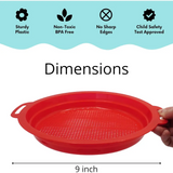 4E’s Novelty 4 Pack Sand Sifter – 8.75’’ Sandbox Toys for Kids Durable Beach Rock Strainers