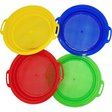 4E’s Novelty 4 Pack Sand Sifter – 8.75’’ Sandbox Toys for Kids Durable Beach Rock Strainers