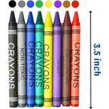 4E’s Novelty 48 Boxes of 8-Pack Crayons - Bulk Non-Toxic - Arts & Crafts