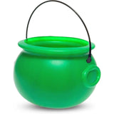 4E’s Novelty 8’’ St. Patrick’s Day Pot of Gold Decoration – Plastic Bucket with Handle for Party Decor