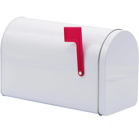 4E’s Novelty 9’’ Tinplate Mailbox Toy for Kids – Durable Play Mailbox for Outdoor Adventures & Creative Fun