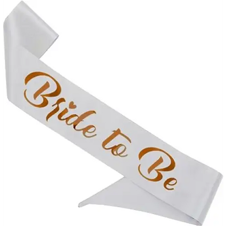4E's Novelty Bride Cowgirl Hat with Veil & Bachelorette Sash - White Cowboy Hat for Bachelorette Party