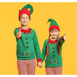 4E’s Novelty Christmas Elf Hats for Kids & Adults (3 Pack) – Felt Santa Helper Hats with Jingle Bells – Holiday Party