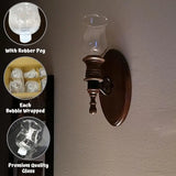 4E’s Novelty Clear Glass Votive Cups 6 Pack - 2.75” Replacement