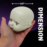 4E’s Novelty Doll Heads Halloween Decorations 12 Pcs Baby Doll Heads in Mesh Bag 3.5’’ Baby Doll Heads for Halloween