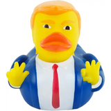 4E’s Novelty Donald Trump Rubber Duck – 3.15’’ Political Humor Gift for Jeep Bath Office
