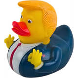 4E’s Novelty Donald Trump Rubber Duck – 3.15’’ Political Humor Gift for Jeep Bath Office