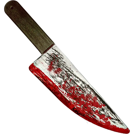 4E’s Novelty Fake Knife with Blood – 16.5’’ Realistic Halloween Bloody Knife Prop for Kids & Adults