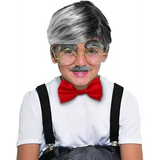 4E’s Novelty Gold Round Glasses – Old Man Granny Glasses for Kids’ 100th Day of School Costume - Costume Accessories