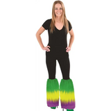 4E’s Novelty Mardi Gras Leg Warmer Covers – Masquerade Costume Accessories