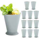 4E’s Novelty Mint Julep Plastic Cups – 12-Pack 10 oz | Kentucky Derby Party Supplies & Decorations