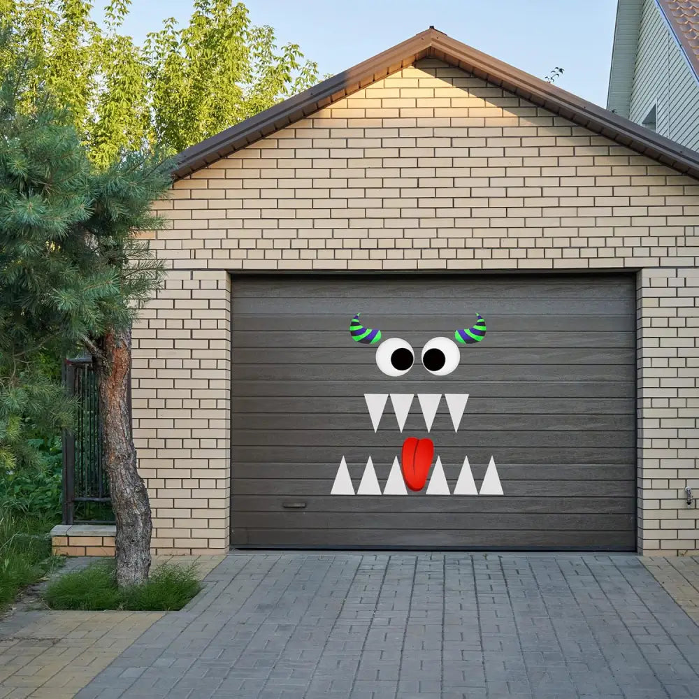 4E’s Novelty Monster Trunk Huge Eye Halloween Decor Kit – Trunk or Treat Car Decorations for SUVs Reusable Monster Theme