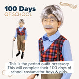4E’s Novelty Old Man Costume Accessories Set for Kids Perfect for 100 Days of School and Halloween - Costumes &