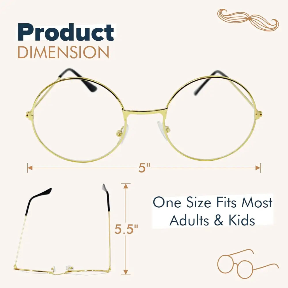 4E’s Novelty Old Man Costume Accessories Set for Kids Perfect for 100 Days of School and Halloween - Costumes &