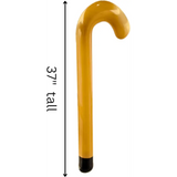 4E’s Novelty Old Man Inflatable Cane – Walking Stick Costume Prop & Retirement Gag Gift - Costumes & Accessories