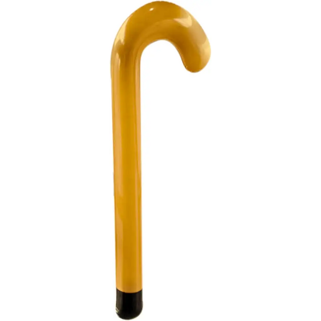 4E’s Novelty Old Man Inflatable Cane – Walking Stick Costume Prop & Retirement Gag Gift - Costumes & Accessories