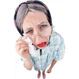 4E’s Novelty Old Person Glasses – Gold Rectangular Eyeglasses for 100th Day of School