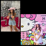 4E’s Novelty Pink Cowgirl Hat – Felt Cowboy Hat with Chinstrap for Parties & Festivals