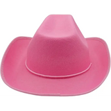 4E’s Novelty Pink Kids Cowboy Hats – 4-Pack Set for Girls & Boys Perfect for Dress-Up Parties and Playtime