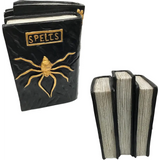 4E’s Novelty Resin Spellbook Prop - 5” Hocus Pocus Book of Spells for Centerpiece Halloween Table Decor Small Hocus