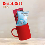 4E’s Novelty Snowman Bits Mini Marshmallow 50 Packs - Vanilla Flavored Individually Wrapped Marshmallows Packets