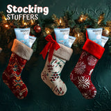 4E’s Novelty Snowman Bits Mini Marshmallow 50 Packs - Vanilla Flavored Individually Wrapped Marshmallows Packets