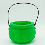 4E’s Novelty St. Patrick’s Day Pot of Gold with 100 Lucky Coins – Leprechaun Decorations Green & Gold Coins for Irish