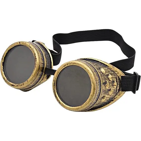 4E’s Novelty Steampunk Goggles for Men & Women – Gothic Accessories for Cosplay & Halloween