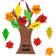 4E’s Novelty Thankful Tree Craft Kit 12-Pack Foam Self-Adhesive - 11” Gratitude Tree Kit With Leaves To Write