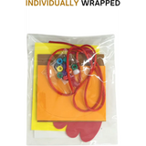 4E’s Novelty Thanksgiving Necklace Crafts For Kids Bulk – 12 Pack DIY Turkey Necklace Craft for Kids With 4 Styles