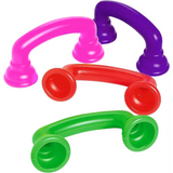 Set of speech therapy toys for facilitating correct pronunciation and enhancing auditory awareness.