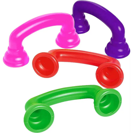Set of speech therapy toys for facilitating correct pronunciation and enhancing auditory awareness.