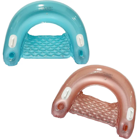 4E’s Novlety 2 Pack Inflatable Pool Chair Float with Drink & Phone Holder – Ultimate Relaxation for Adults
