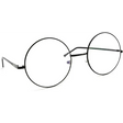 5” Round Non Prescription Glasses for Kids - Clear Nerd Circular Glasses - Costume Accessories