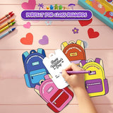 4E's Novelty 24 Pack Popping Eye Animal Keychain with Valentines Cards