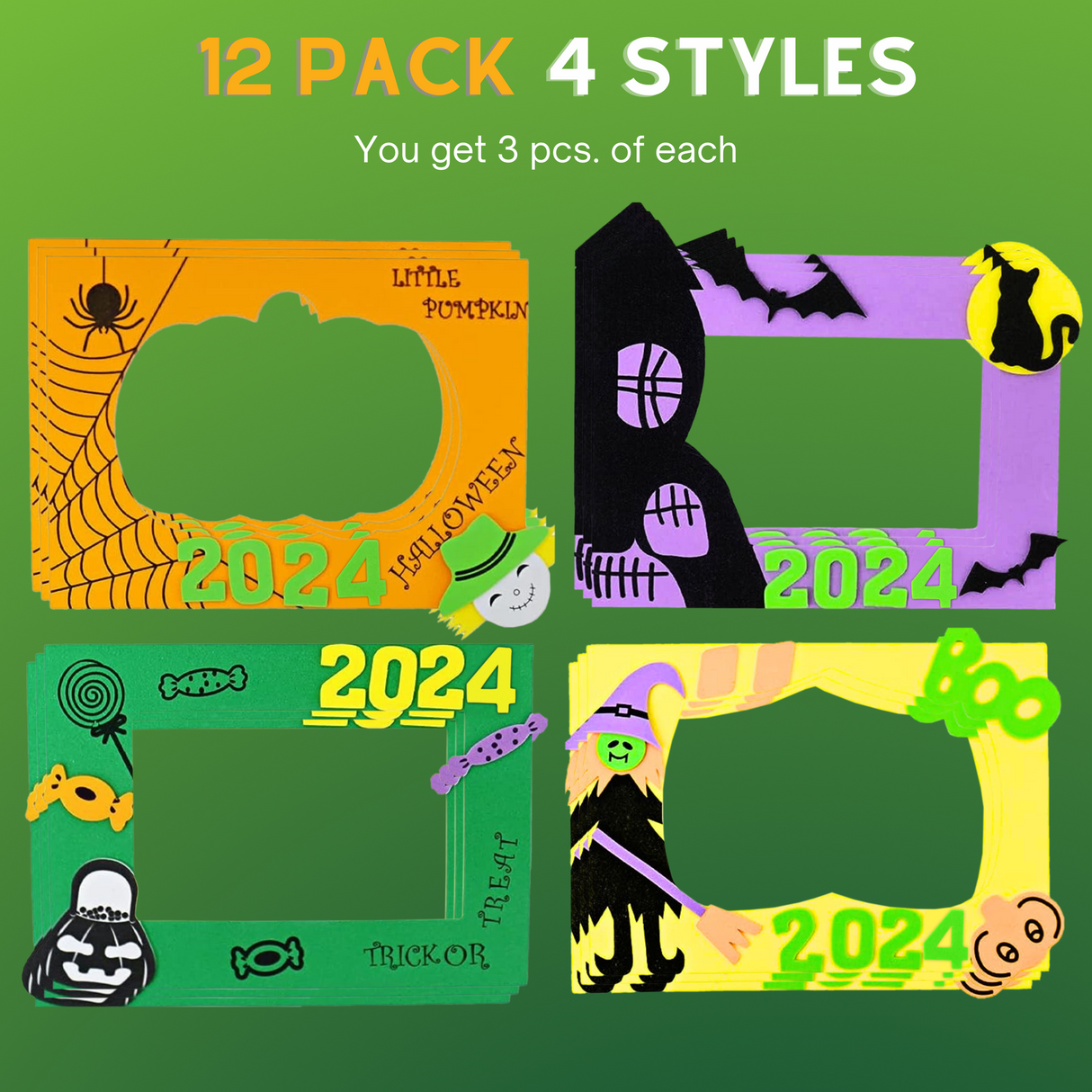 12 Halloween Picture Frame Craft (2024) - DIY Halloween Crafts for Kids