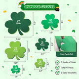 4E's Novelty 147 Pcs St. Patrick's Day Shamrock Cutouts Bulk