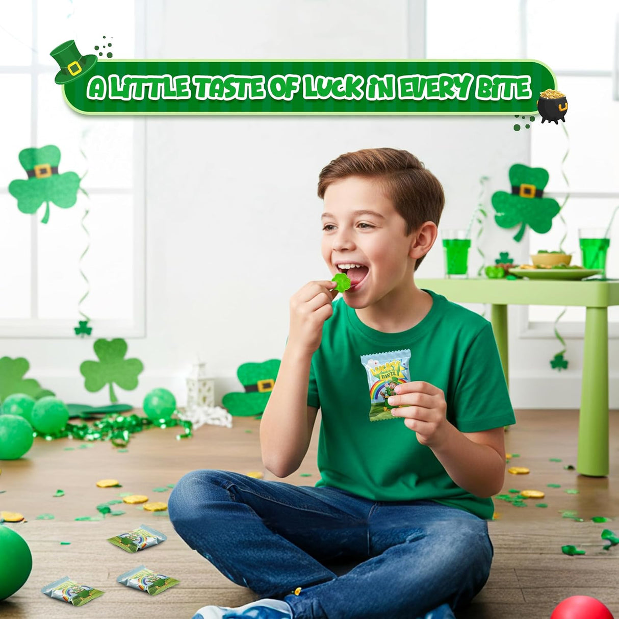 4E's Novelty St. Patrick's Day Lucky Farts Gummies 30 Pk
