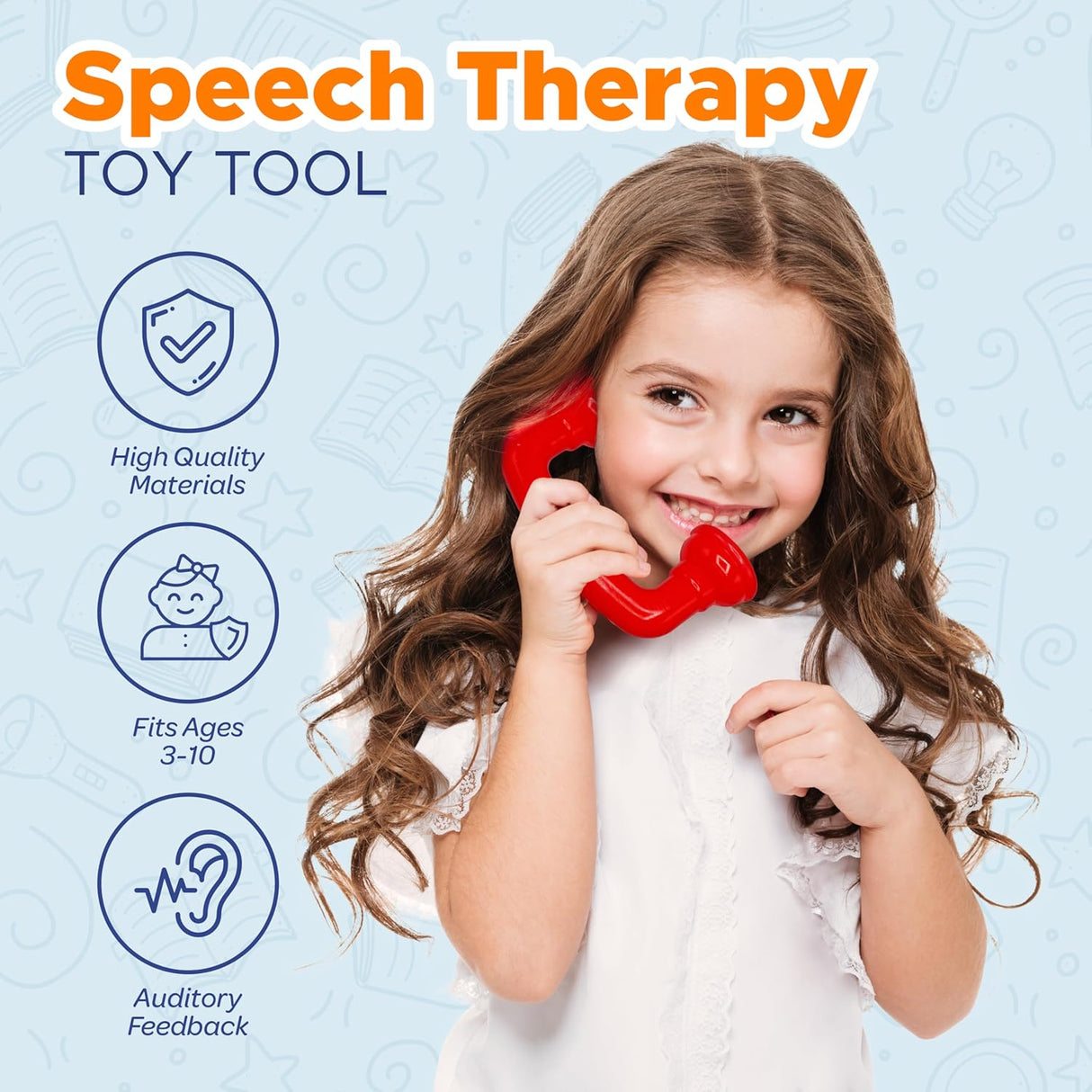 4E's Novelty Whisper Phones for Reading [4 Pack] – Enhance Fluency & Comprehension