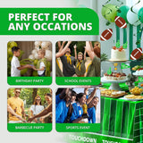 4E's Novelty 10-Pcs Hanging Swirl Decorations – Football Party Ceiling Decor & Outdoor Hanging