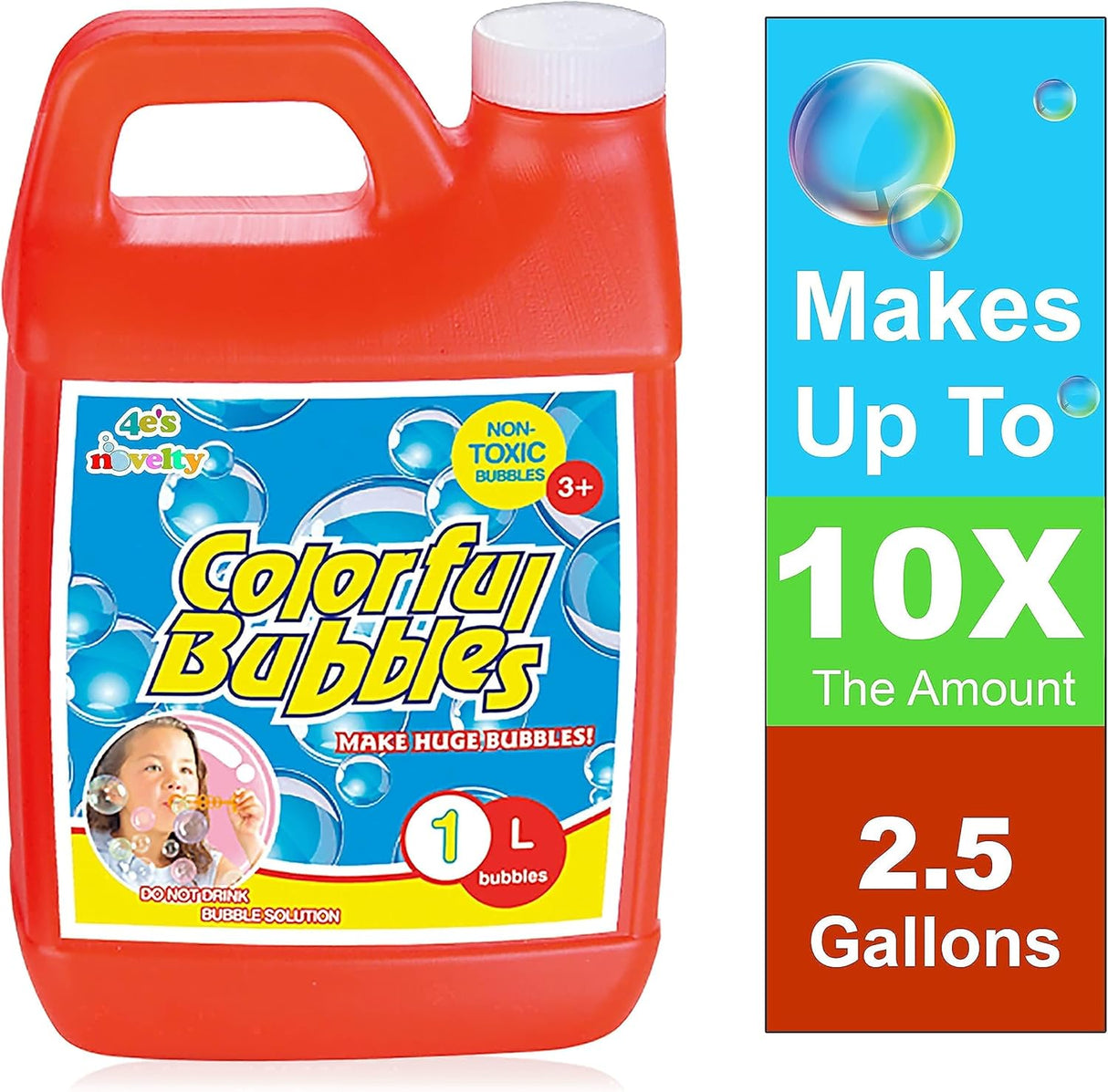 4E's Novelty 32 OZ/1 L Concentrated Bubble Solution Refill