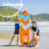 4E's Novelty Inflatable Surfboard for Kids, Tanning pools for adults - Ideal pool game floaties for any party or event