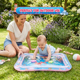 4E's Novelty Water Mat for Babies - Inflatable Tummy Time Play Mat for Sensory Development