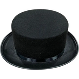 6’’ Black Felt Top Hat - Magician or Snowman Costume Accessory - Costume Accessories