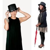 6’’ Black Felt Top Hat - Magician or Snowman Costume Accessory - Costume Accessories