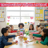 4E's Novelty Valentine Stretch Squeeze Balls with Cards (28 Pack)